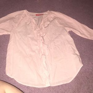 Elle 3/4 length sleeve button down